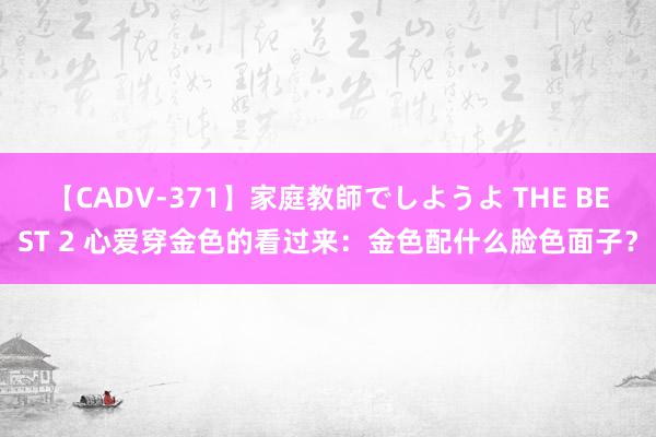 【CADV-371】家庭教師でしようよ THE BEST 2 心爱穿金色的看过来：金色配什么脸色面子？